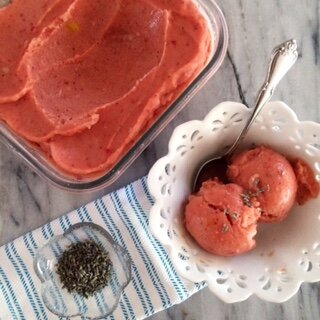 Watermelon Fruit Punch Vegan Nice Cream | A dairy free, refined sugar free, paleo and vegan ice cream alternative